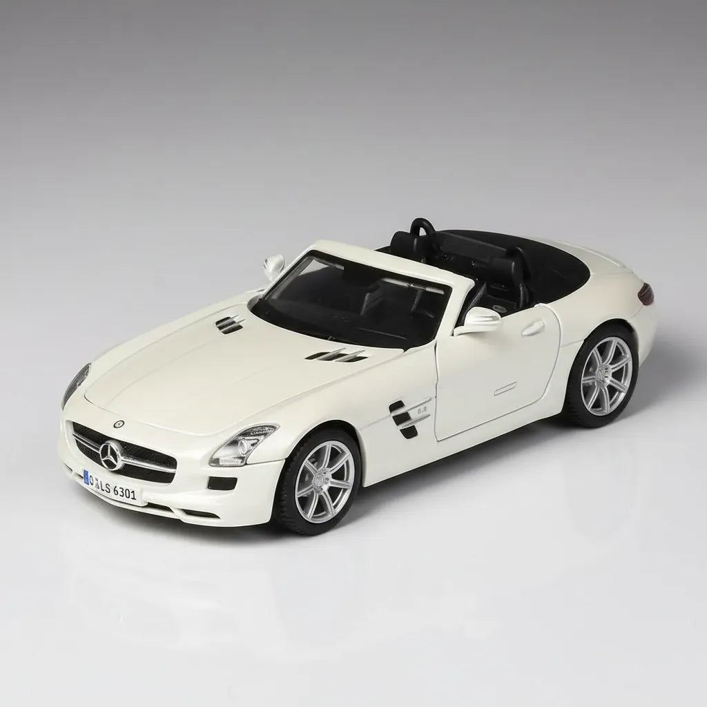 Carro A Escala 1:43 Mercedes- Benz Sls Amg Roadmaster Blanco