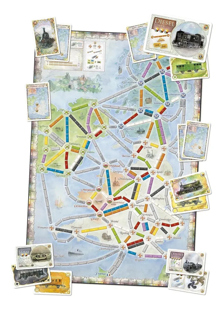 Juego Aventureros Al Tren Reino Unido Pennsylvania