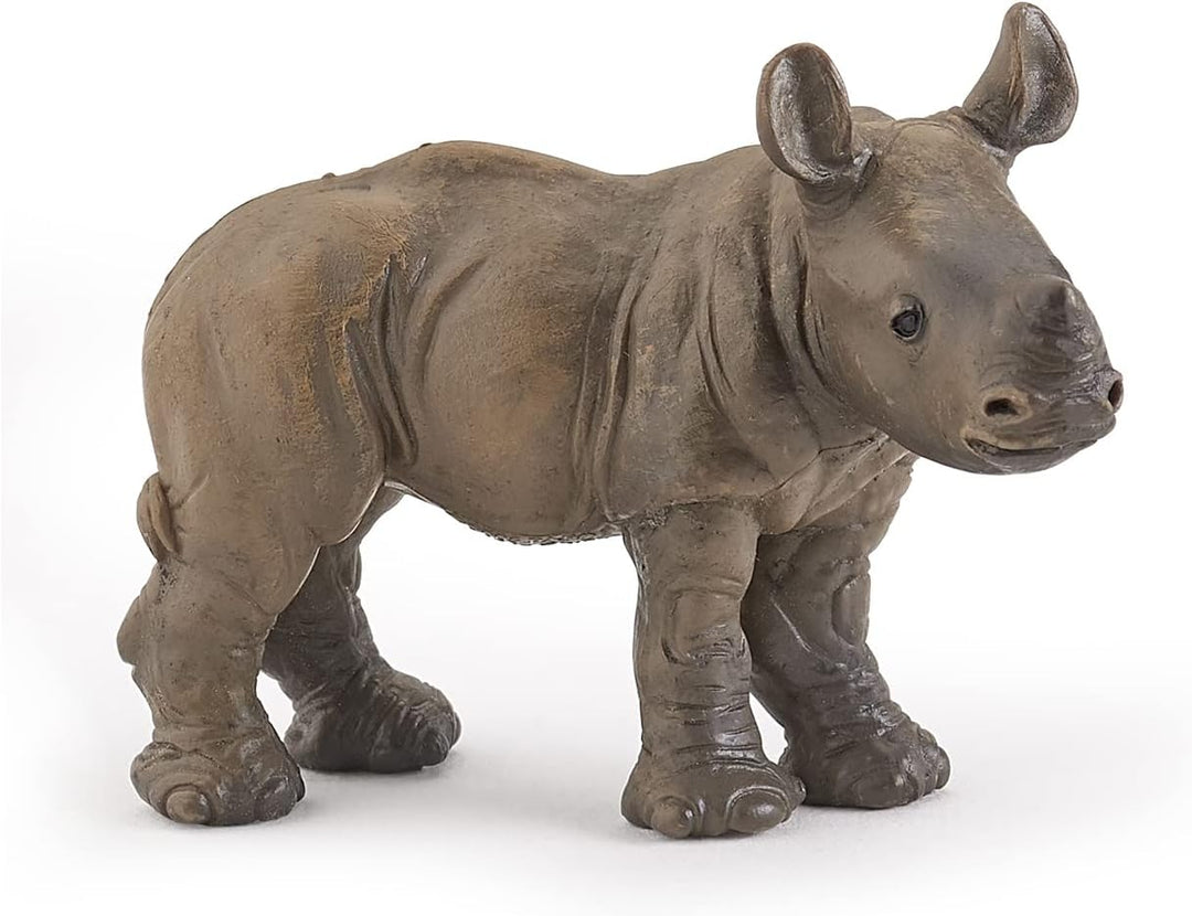 Figura  Cría De Rinoceronte Pintada A Mano papo
