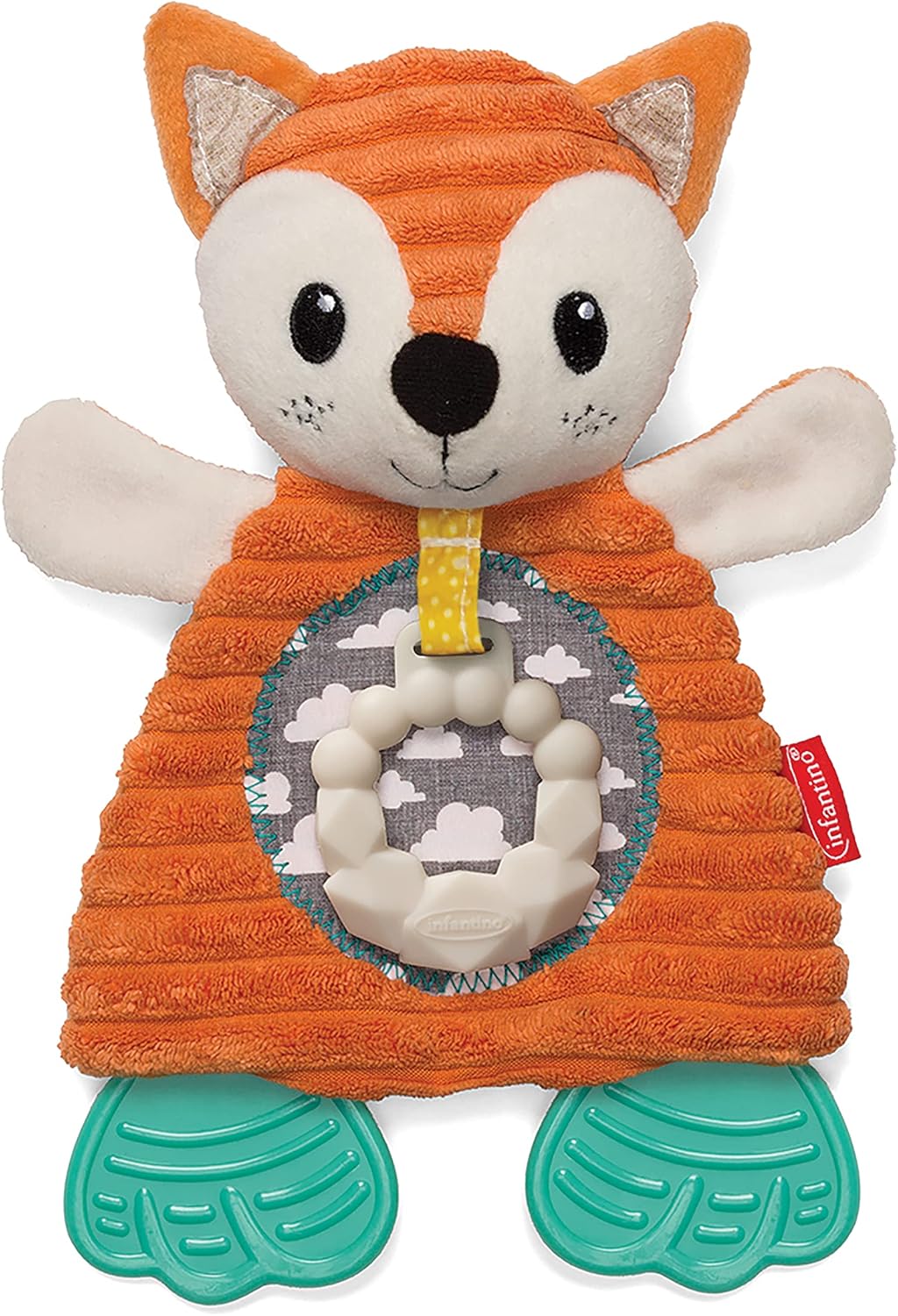 Mordedor Sensorial Texturas Zorrito Para Bebés