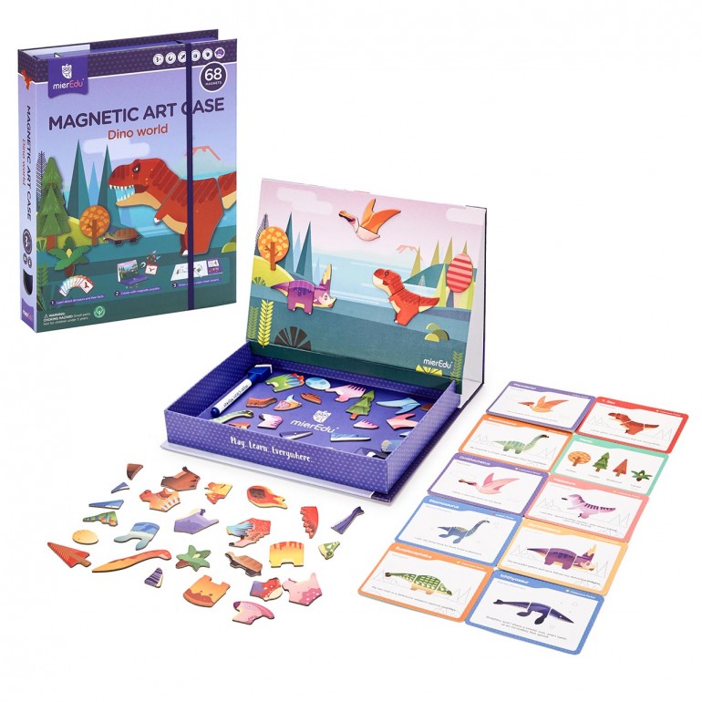 Juego Arte Magnético Dinosaurio Para Niños