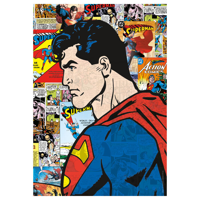 Rompecabezas 1000 Piezas Clásico Superman Clementoni