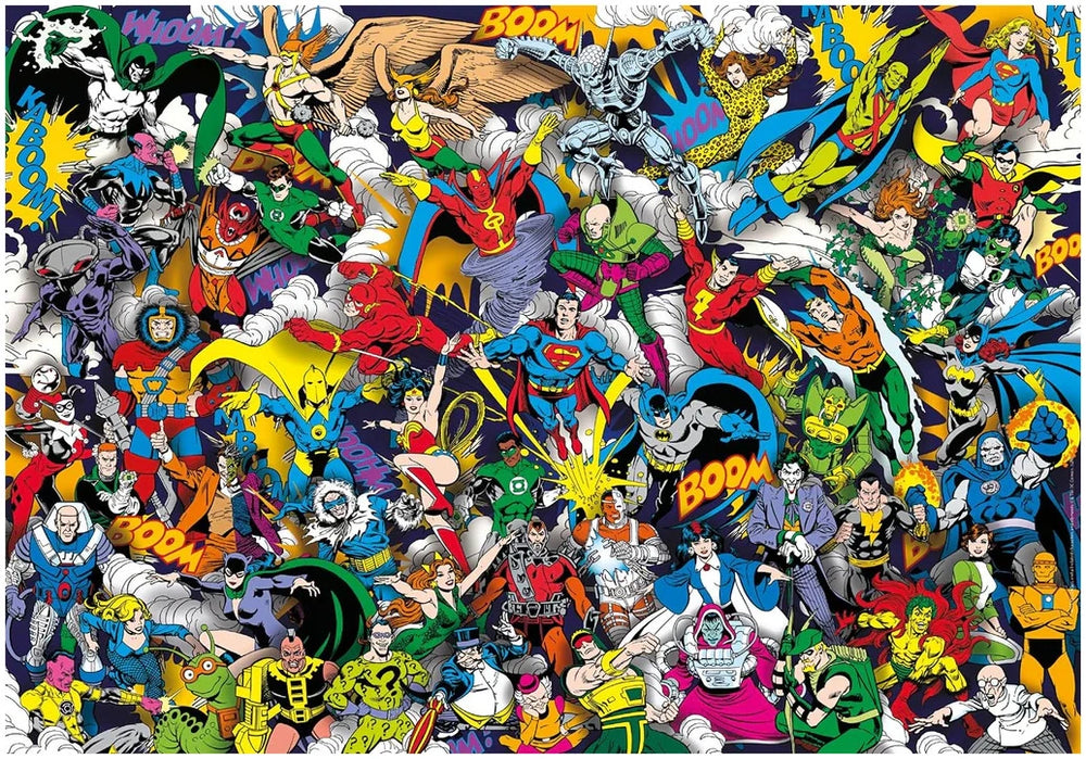 Rompecabezas 1000 Piezas Dc Comics Impossible Clementoni