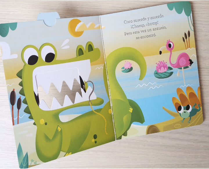 Libro Interactivo Coco Chomp Solapas Para Niños