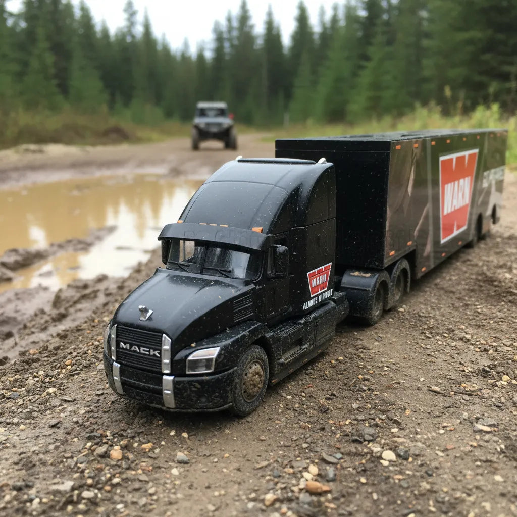 Carro A Escala 1/64 Trailer Mack Anthem