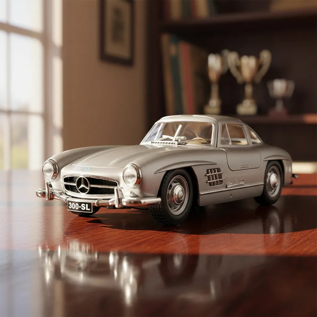 Carro A Escala Bburago 1/24 Mercedes-benz 300 Sl