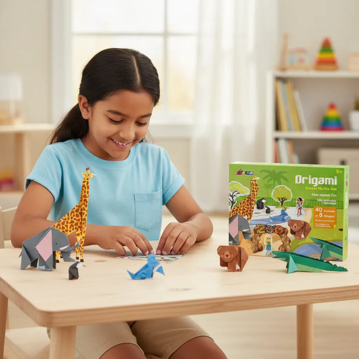 Set De Arte Y Manualidades Origami Animales