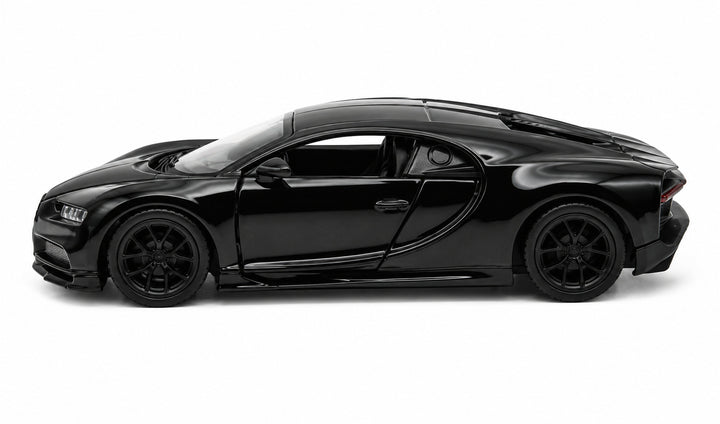 Carro Escala Coleccionable Bugatti Chiron Negro