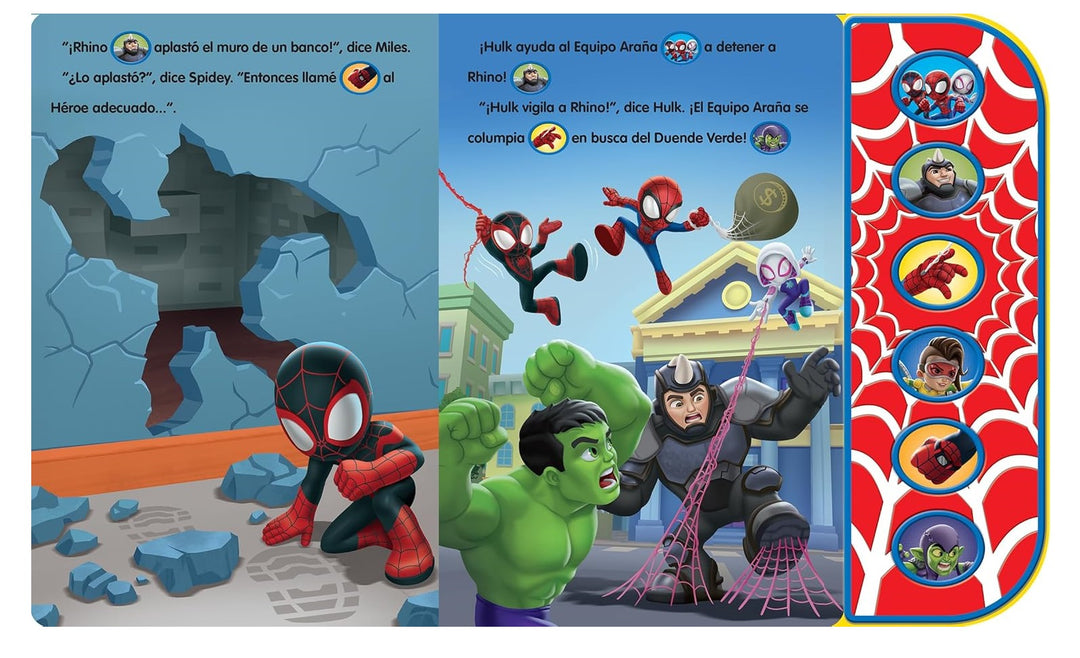 Libro Spidey Y Sus Amigos Sonidos para Niños