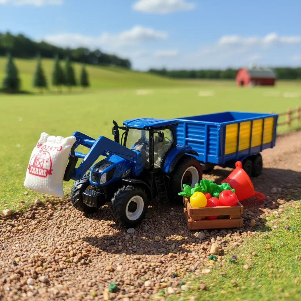 Set De Granja Y Maquinas Diecast Maisto