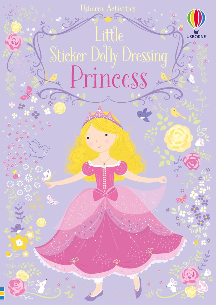 Libro Pequeñas Princesas Con Stickers Para Vestir Para Niños