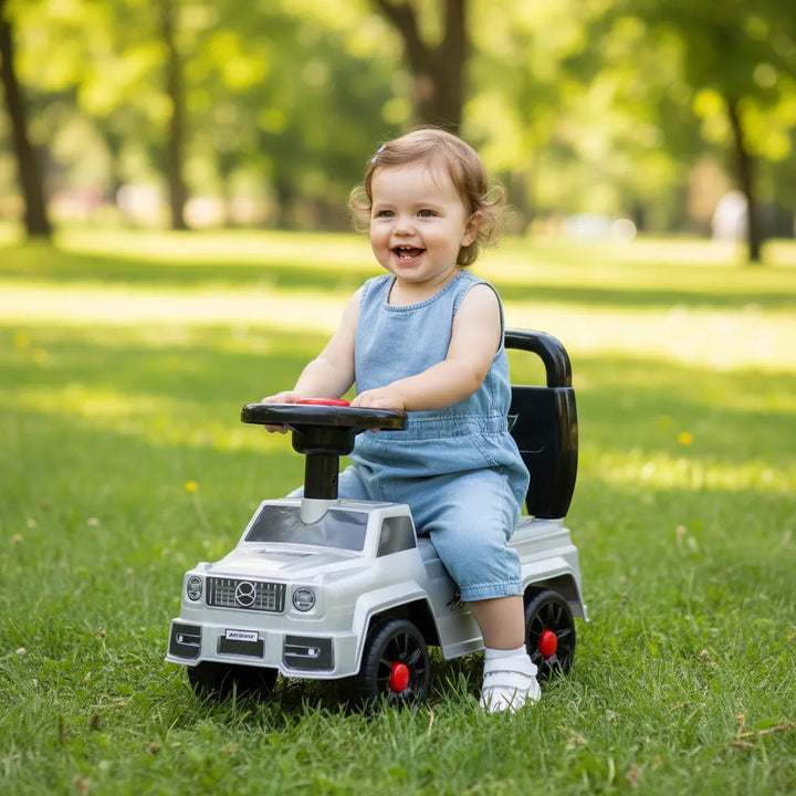 Carros Montable Con Bocina gris Para Niños