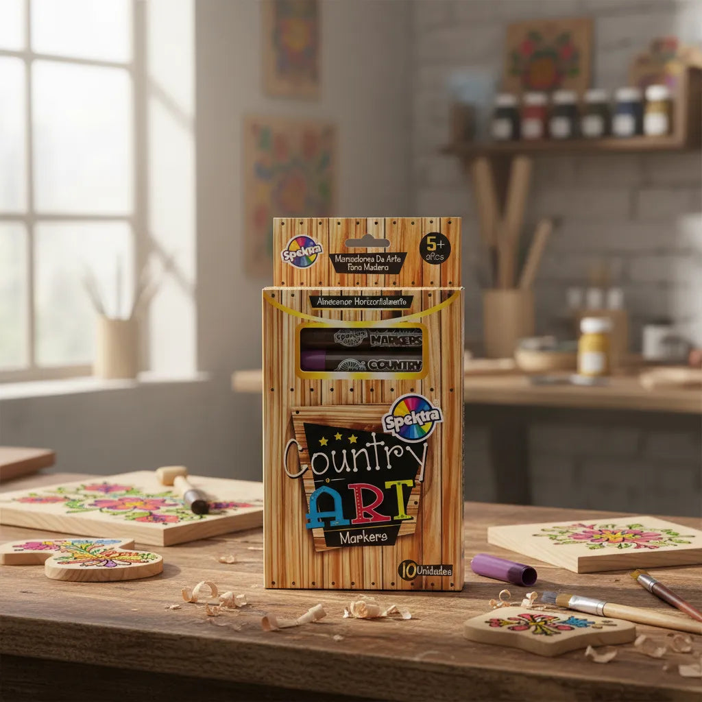 Set Marcadores Para Pintar Madera Niños Adultos