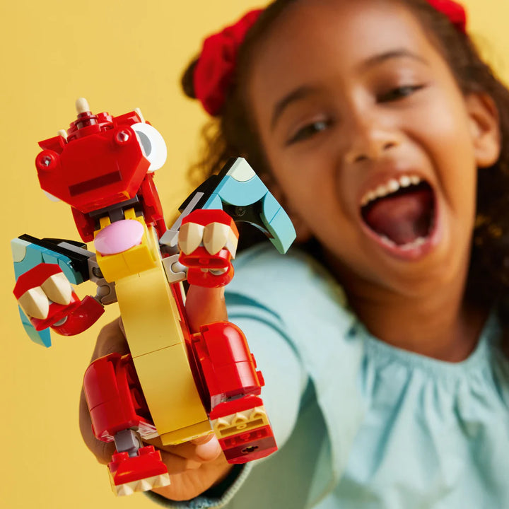 Juego Lego Dragon Rojo 149 Piezas Niños