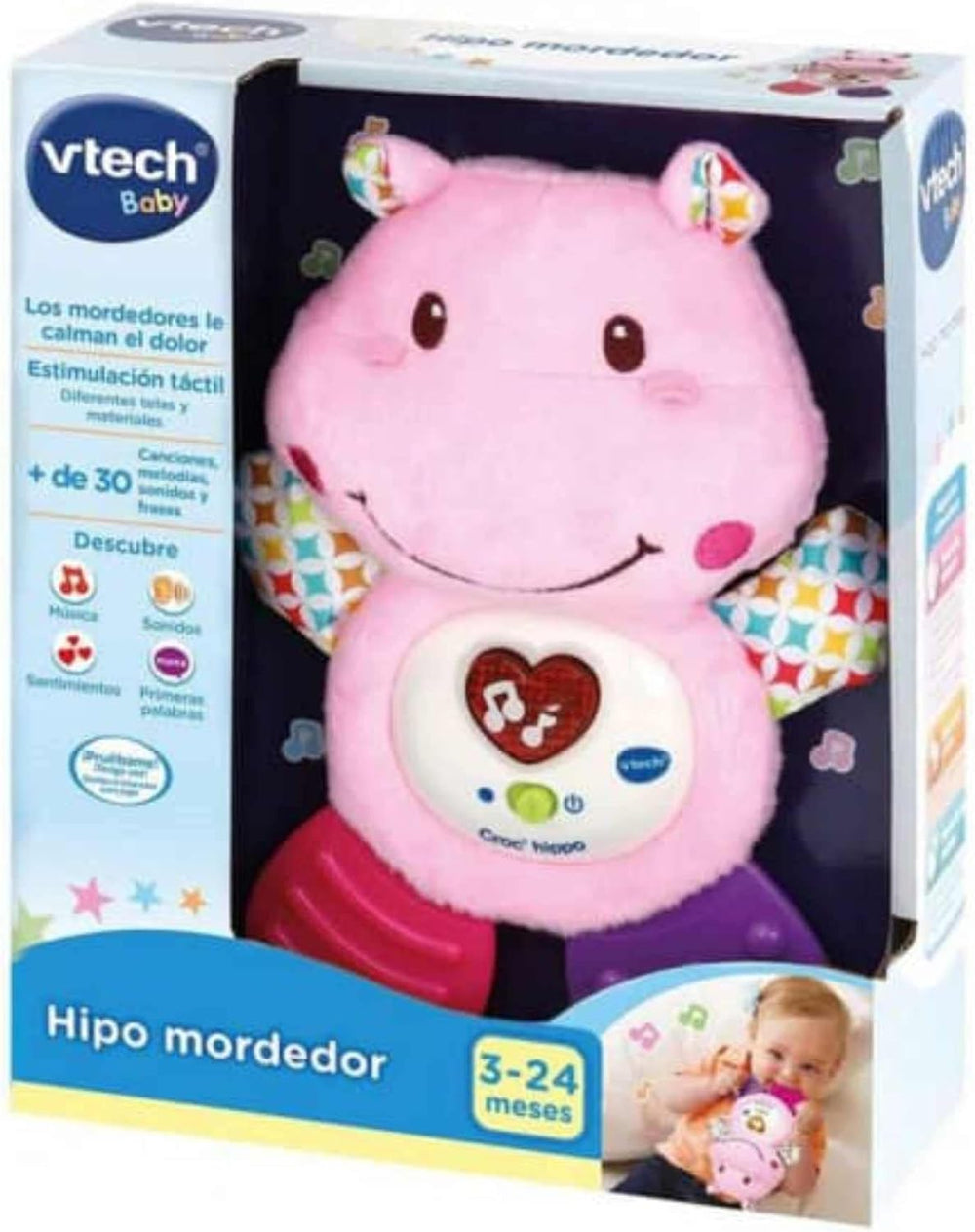 Juguete Hipo Mordedor Rosado Para Bebés