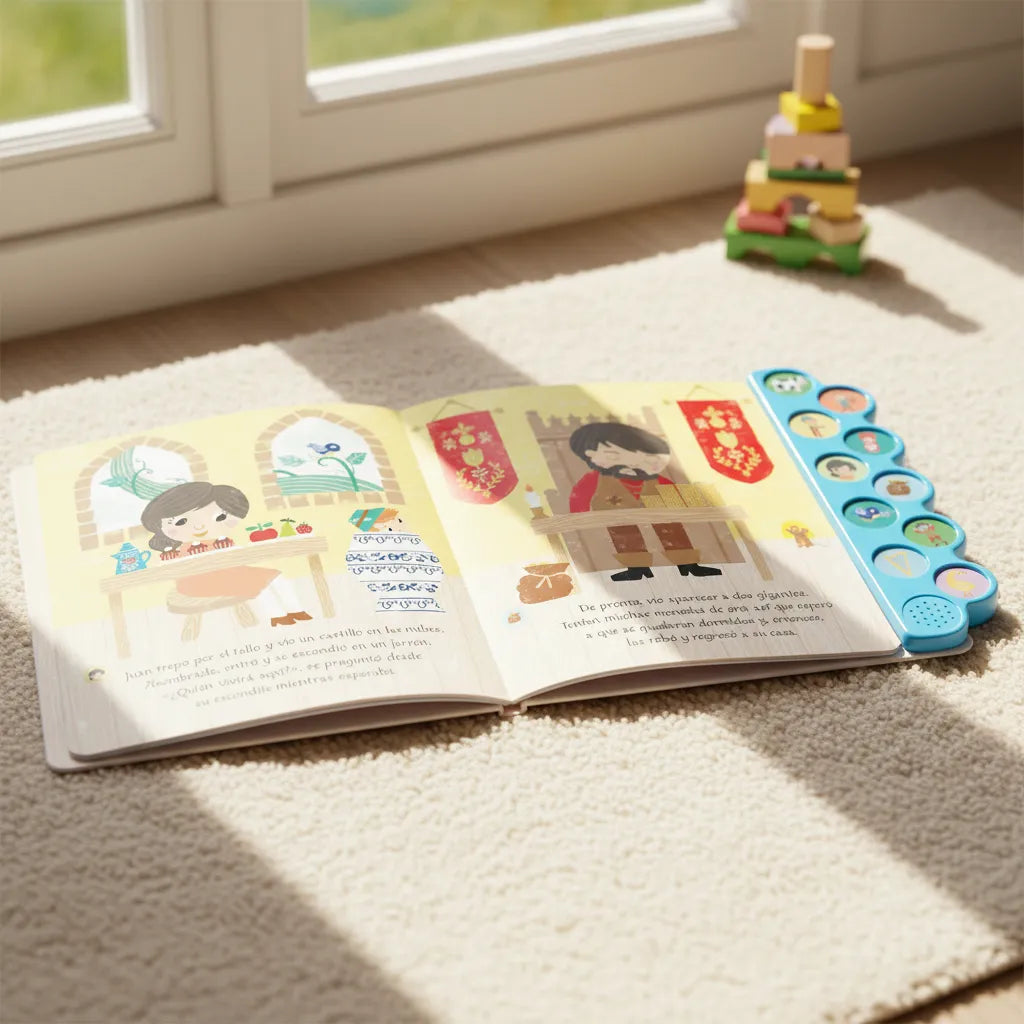 Libro De Sonidos Jack Y Los Frijoles Mágicos Para Niños