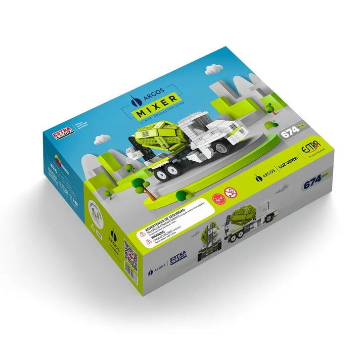 Juego De Construcción Camión  674 Pz Niños