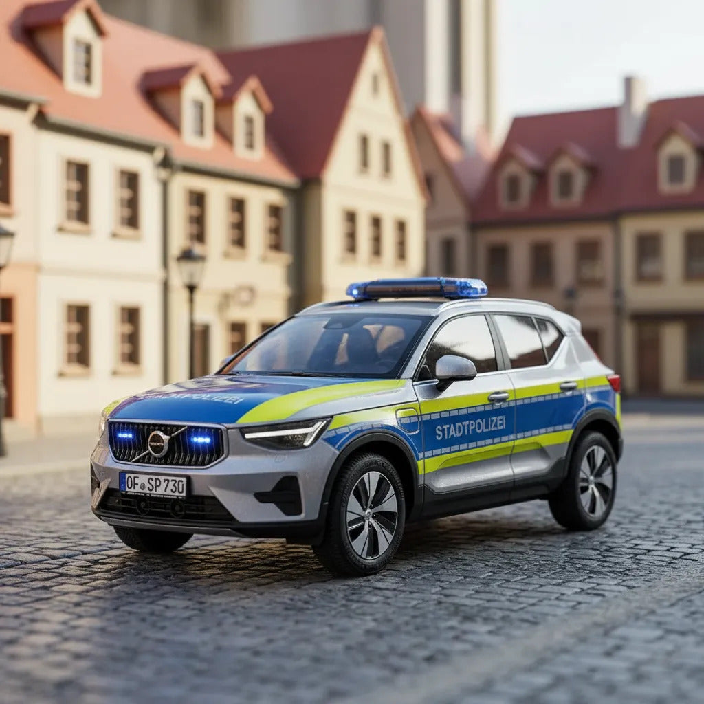 Carros Coleccionable A Escala Bburago 1/43 Volvo Ex40 Police