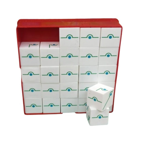 Juego  Didáctico Target Con 25 Cubos Para Niños