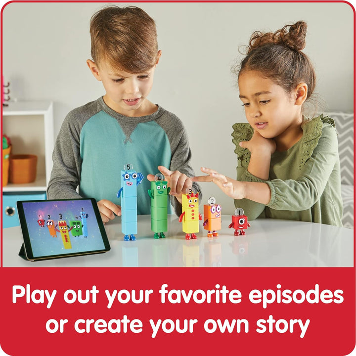 Juego Set Figuras  Numberblocks 1 A 5 Para Niños