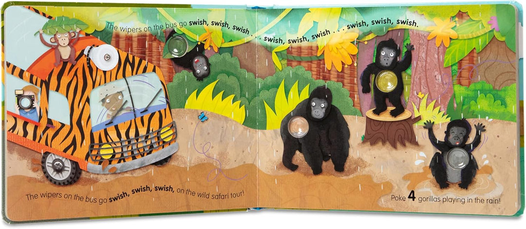 Libro Didáctico Estimulación Visual Safari Para Niños