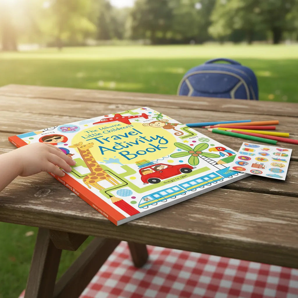 Libro Actividades Viaje Niños Usborne Con Stickers Para Niños