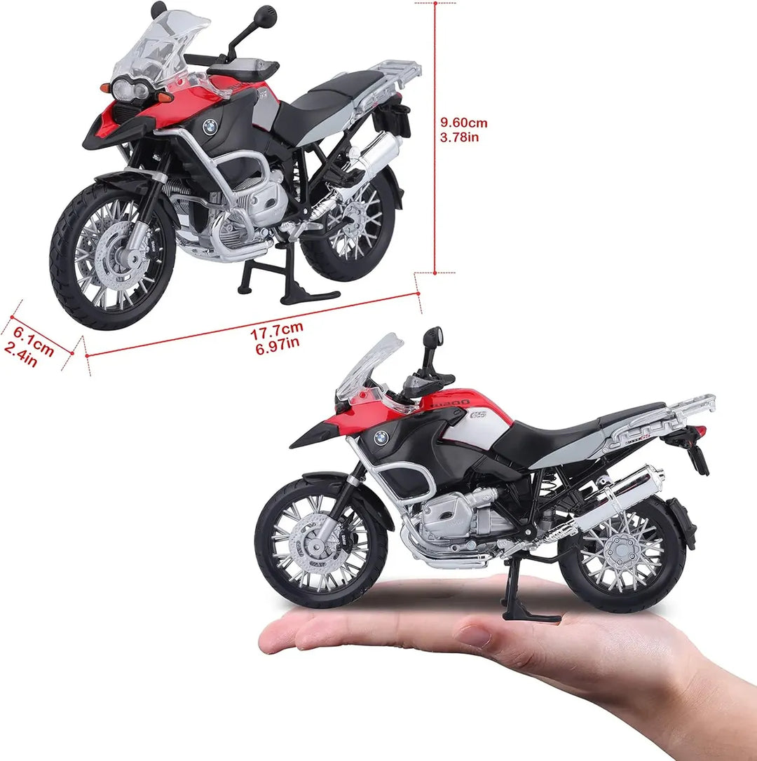 Moto De Colección Escala 1:12 Mc Bmw R 1200 Gs