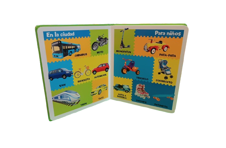 Libro Primeras 101 Transportes Para Niños Niñas