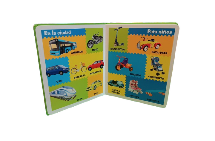 Libro Primeras 101 Transportes Para Niños Niñas