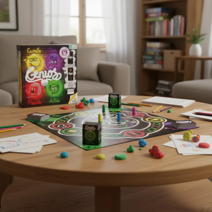 Juego De Mesa Genios Niños Y Adultos