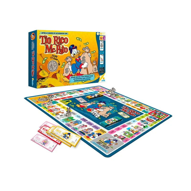 Juego De Mesa Tío Rico Mcpato Para Niños