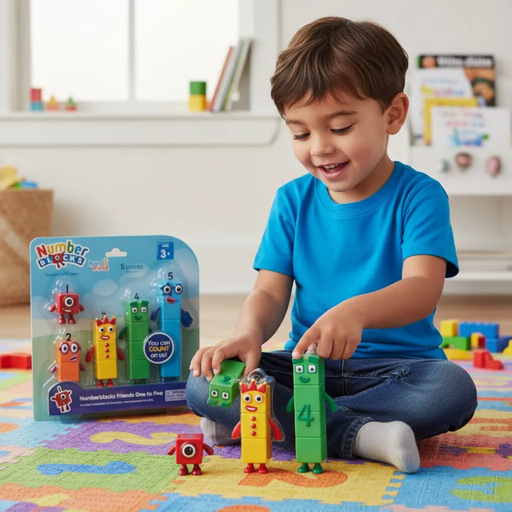 Juego Set Figuras  Numberblocks 1 A 5 Para Niños