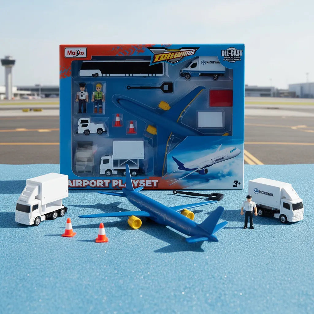 Juego Didáctico Aeropuerto De Aviones Niños