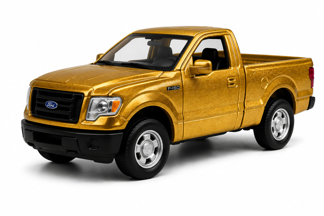 Carros Coleccionable A Escala 1/36 Ford F150 Xl Dorado