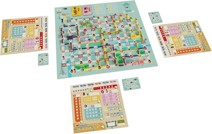 Juego De Mesa Estratégico Get On Board  Adultos