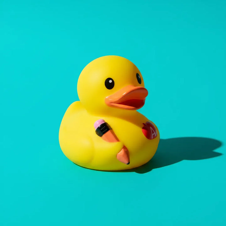 Juguete Patito De Baño Infantino Estudiante Para Bebés Niños
