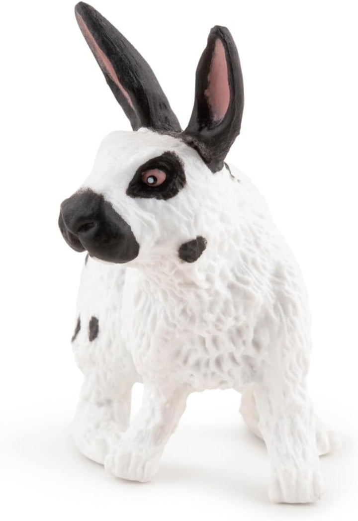 Figura Conejo Blanco Pintada A Mano Papo