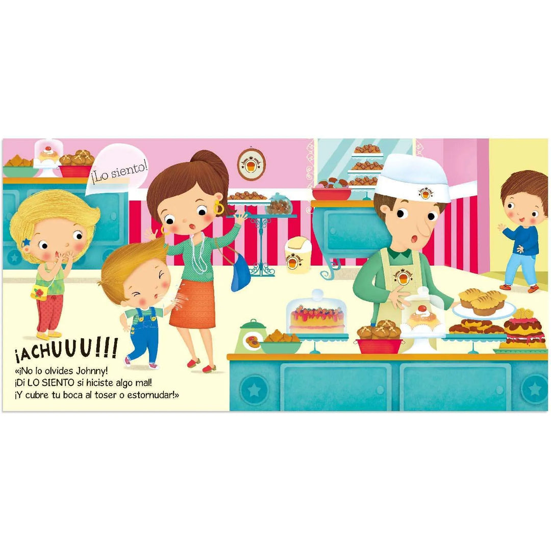 Libro Infantil Raquel Y Johnny, Palabras Mágicas Para Niños