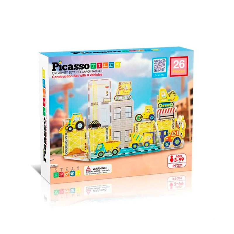 Juego Bloques Construcción Magnéticos  Niños