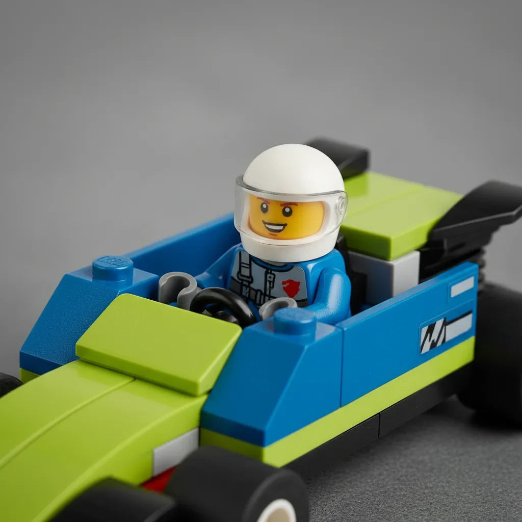 Juego Lego Auto De Carrera 44 Piezas Niños
