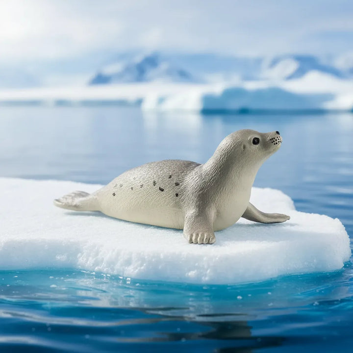 Figura Animales Foca Pintado A Mano Para Niños