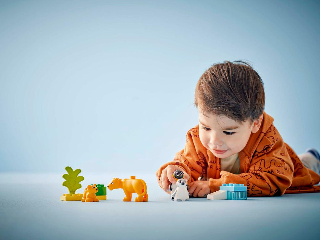 Juguete De Construcción Fauna Salvajes 42 Pizas Lego Original
