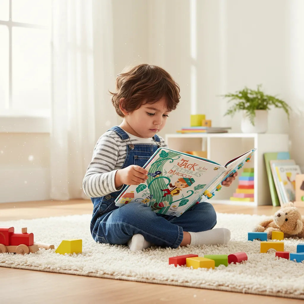 Libro De Sonidos Jack Y Los Frijoles Mágicos Para Niños