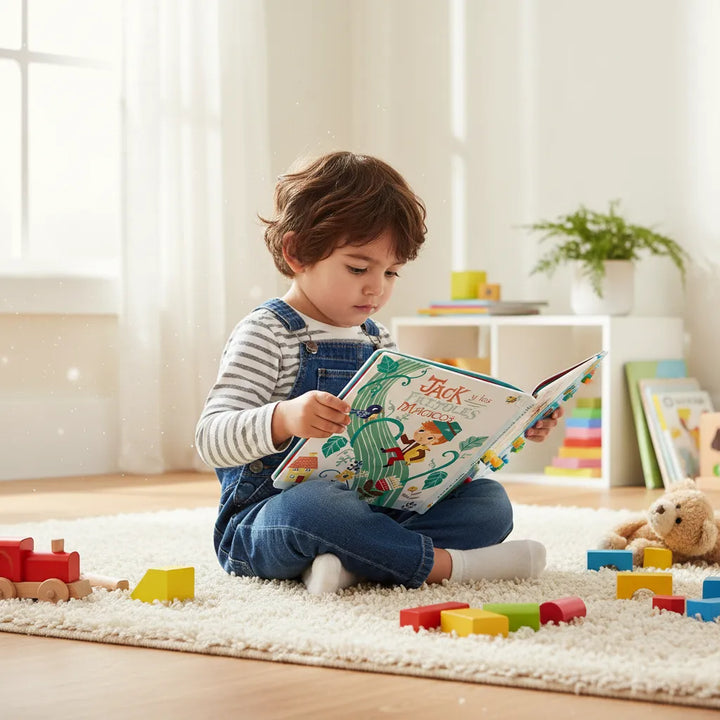 Libro De Sonidos Jack Y Los Frijoles Mágicos Para Niños