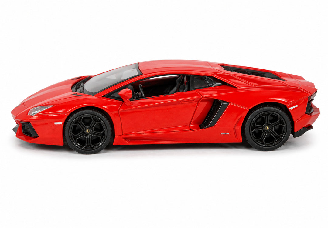 Carros A Escala 1:36 Lamborghini Aventador Coupe Naranja