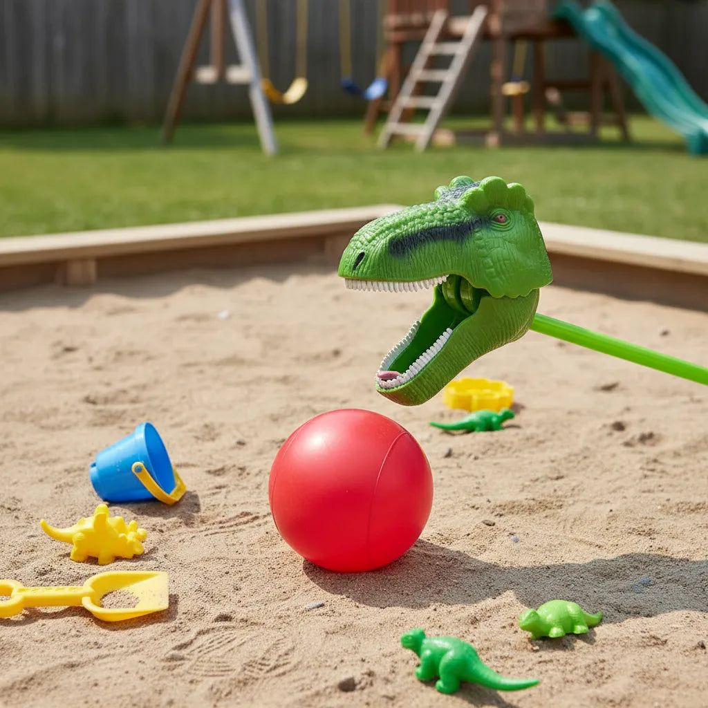 Juguete Figura Mordedor De Pargo T-rex Verde Para Niños