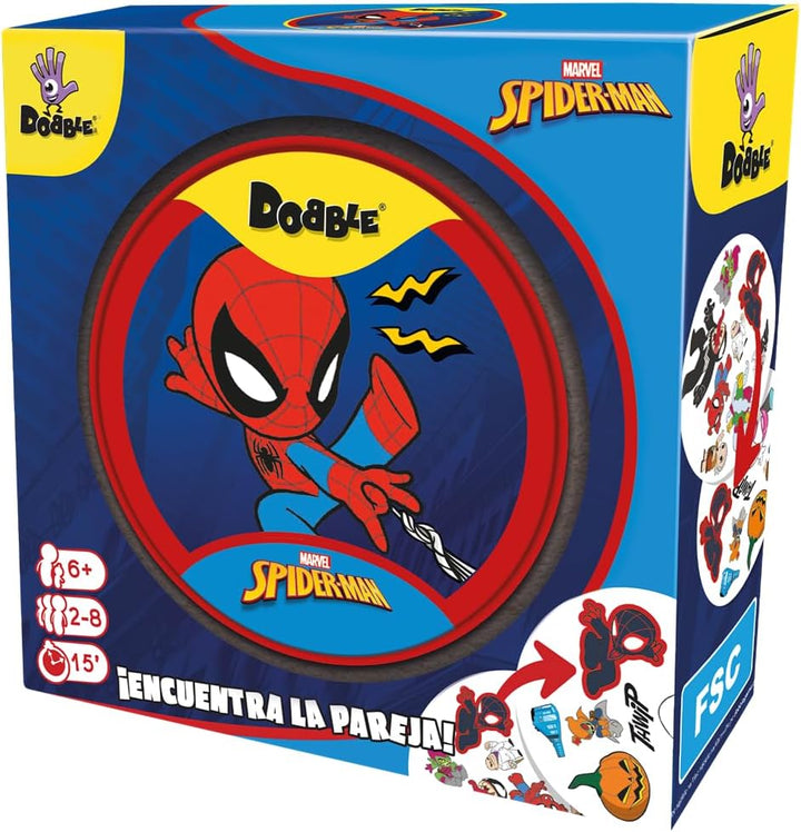 Juego De Mesa Dobble Spiderman Estrategia Para Niños Familia