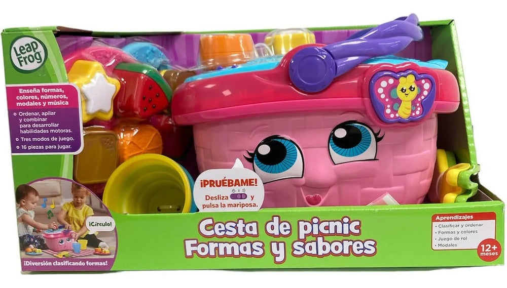 Juego Cesta De Picnic Formas Para Niños