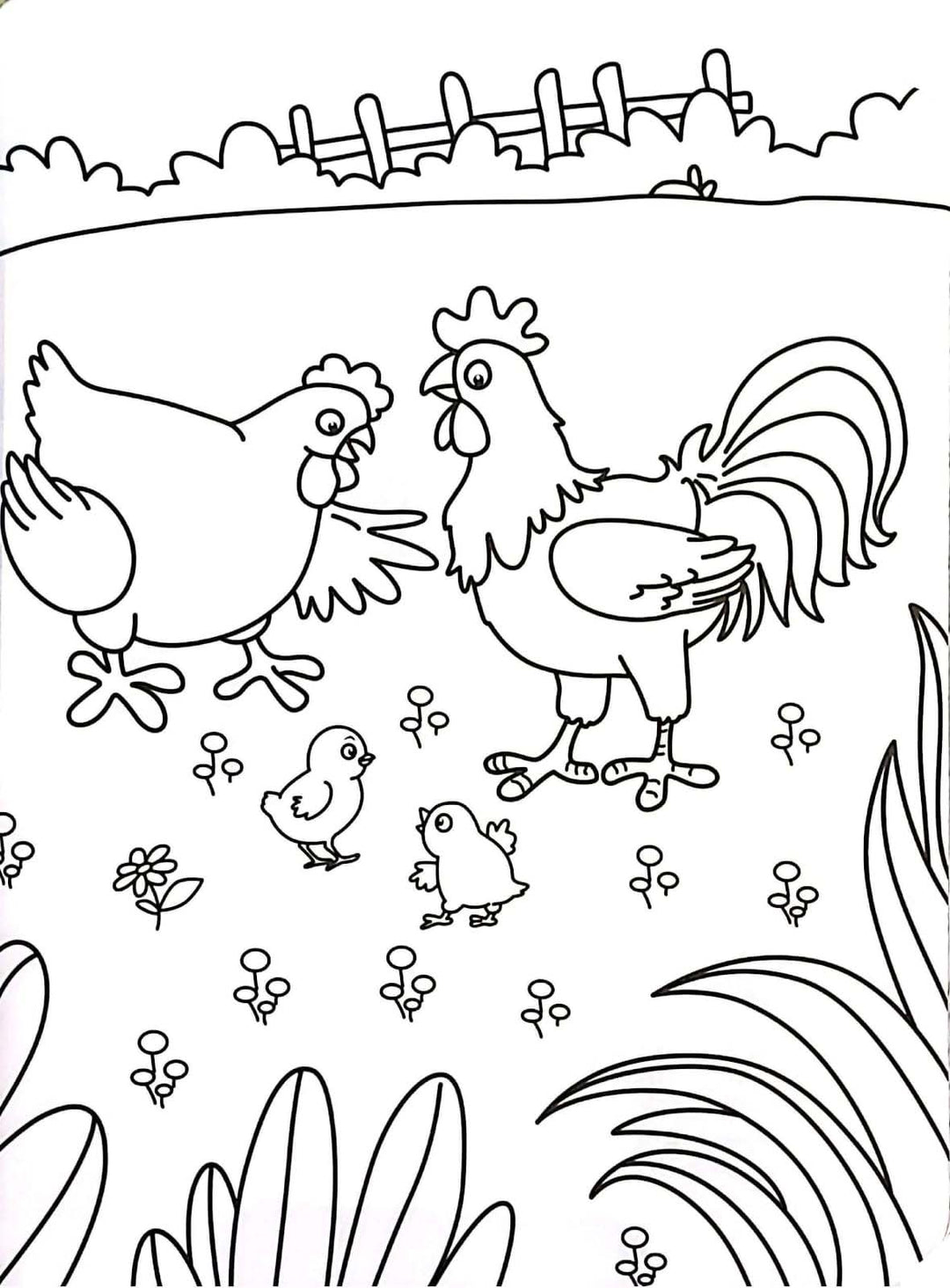 Libro Infantil Colorear Animales De La Granja Con Stickers