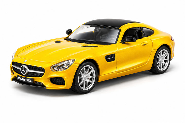 Carro Coleccionable A Escala 1/32 Mercedes-amg Gt Amarillo
